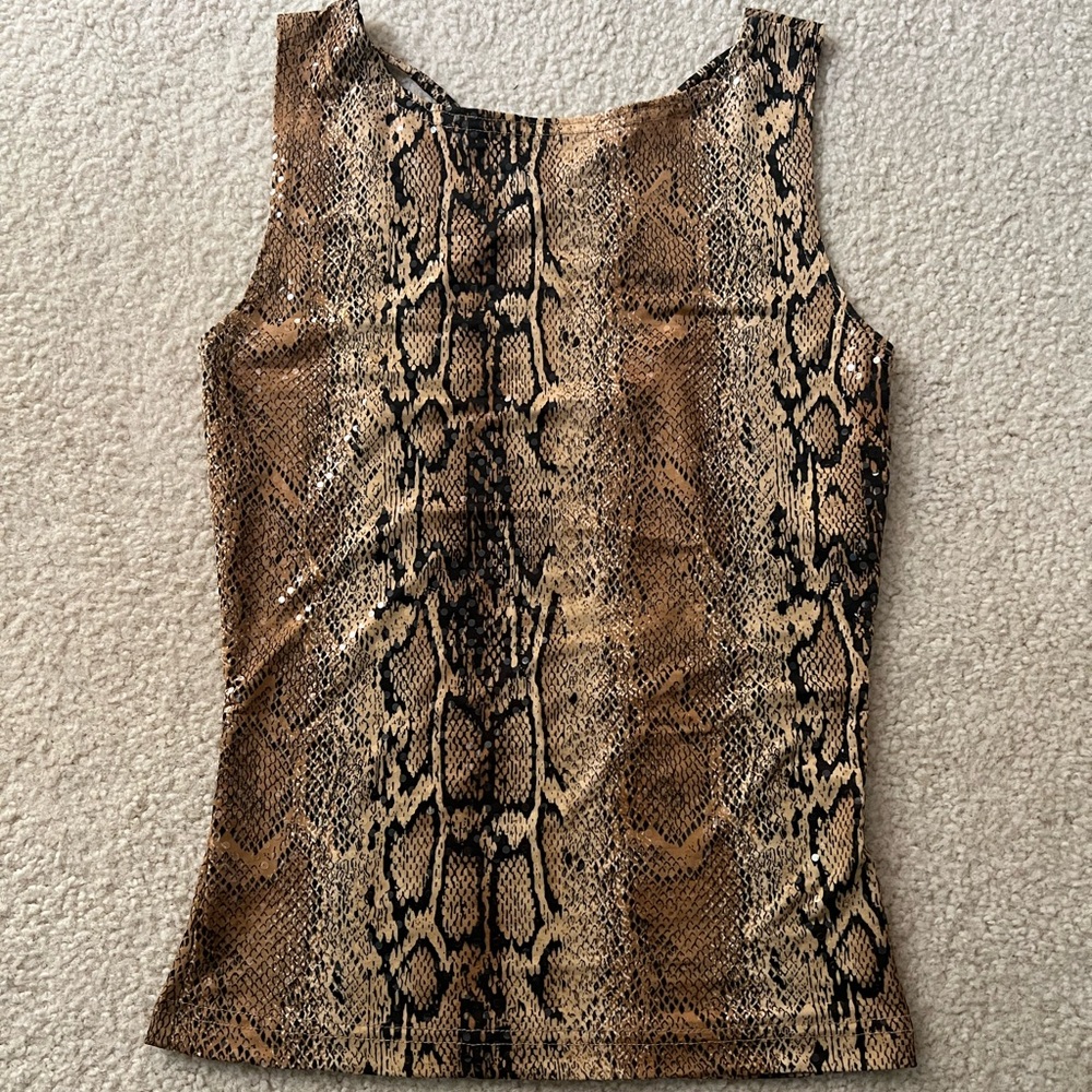 Animal print Tank Top